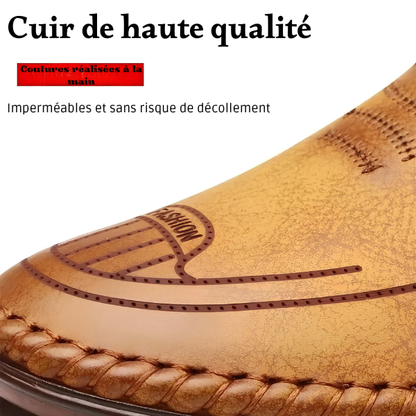 Ovwiss Rocco | Baskets Antidérapantes en Cuir