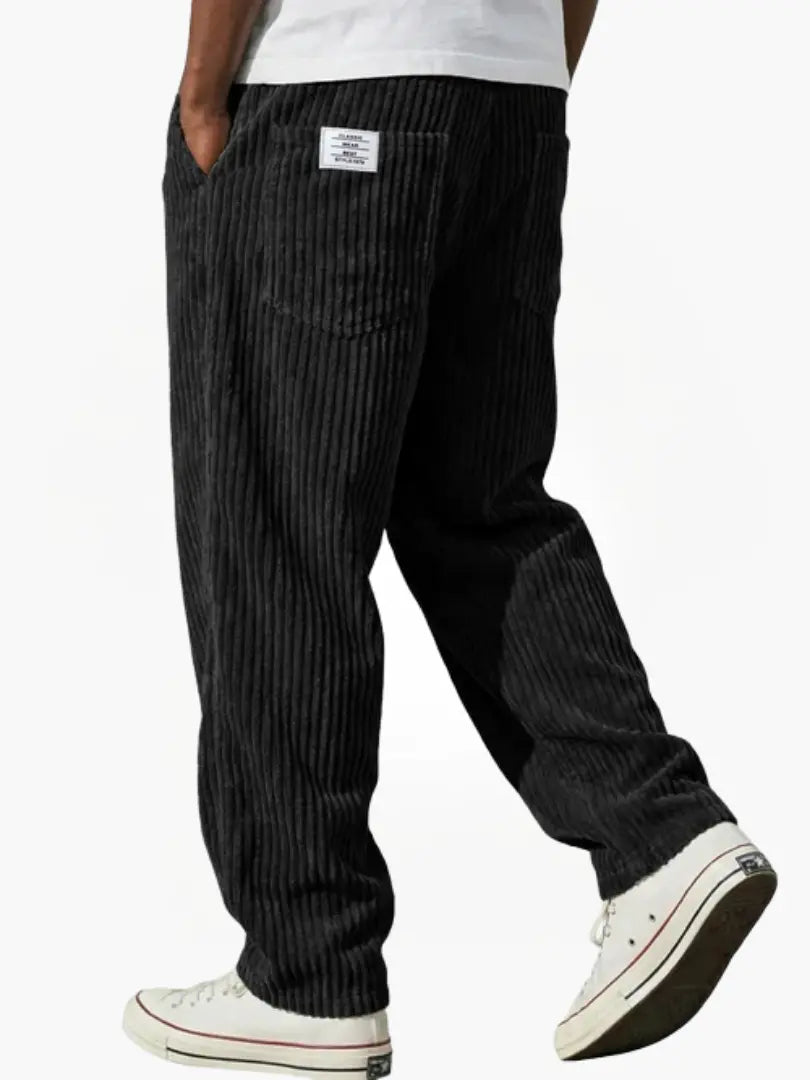 OVWISS| PANTALON EN VELOURS CÔTELÉ POUR HOMMES