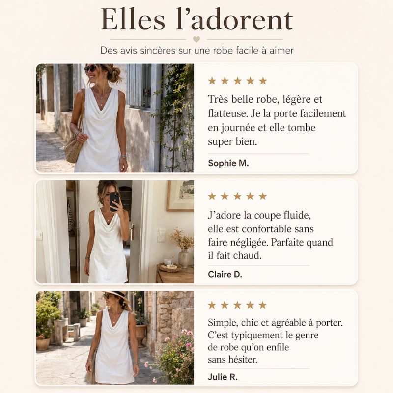 Robe d'été élégante et confortable