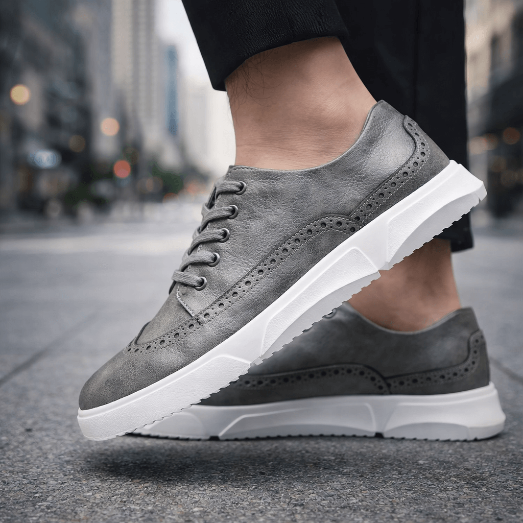 Ethan | Sneakers Cuir Détails Richelieu