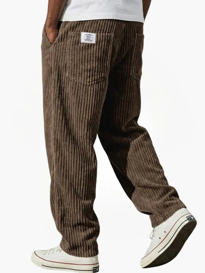 OVWISS| PANTALON EN VELOURS CÔTELÉ POUR HOMMES