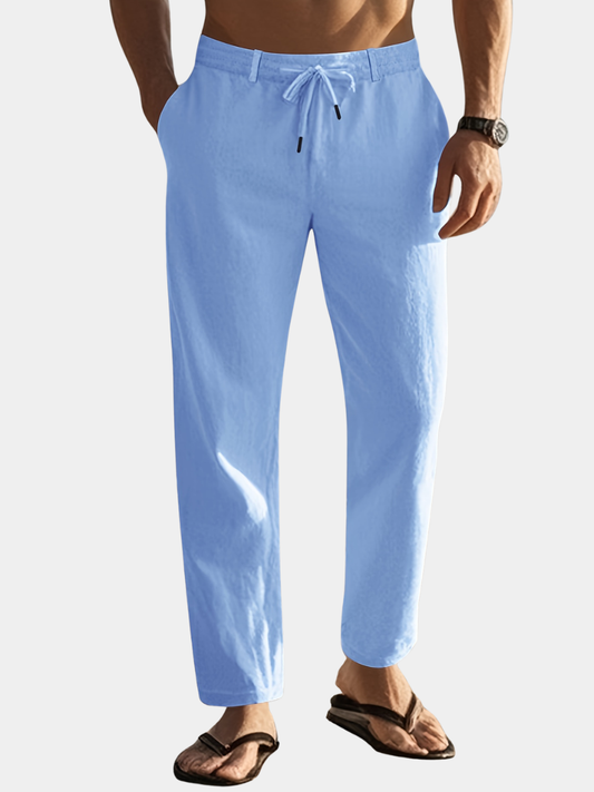Ovwiss™ | Pantalon Lin Élégant Homme Monaco