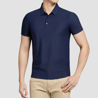 Ovwiss-Polo Stretch Anti-Froissement Sans Repassage