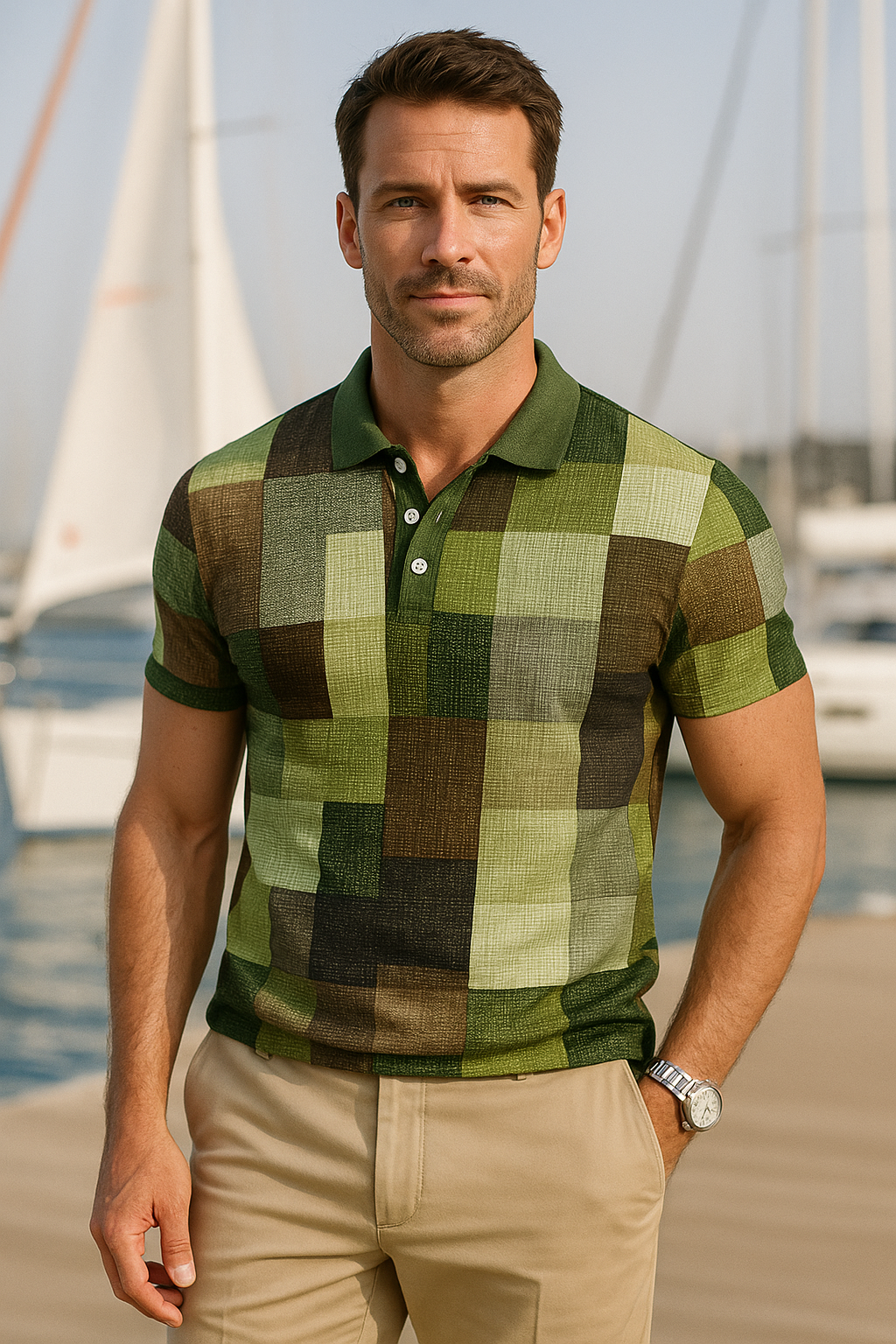 Levi | Polo Classique à Carreaux (Édition Limitée)