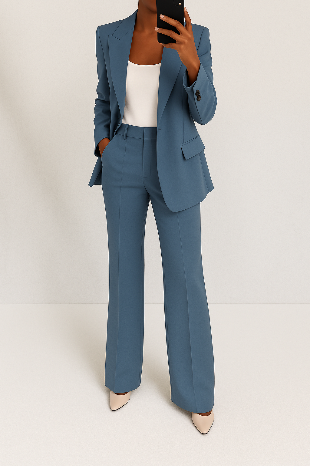 Ovwiss™ | Ensemble Tailleur Élégance — Veste & Pantalon Femme