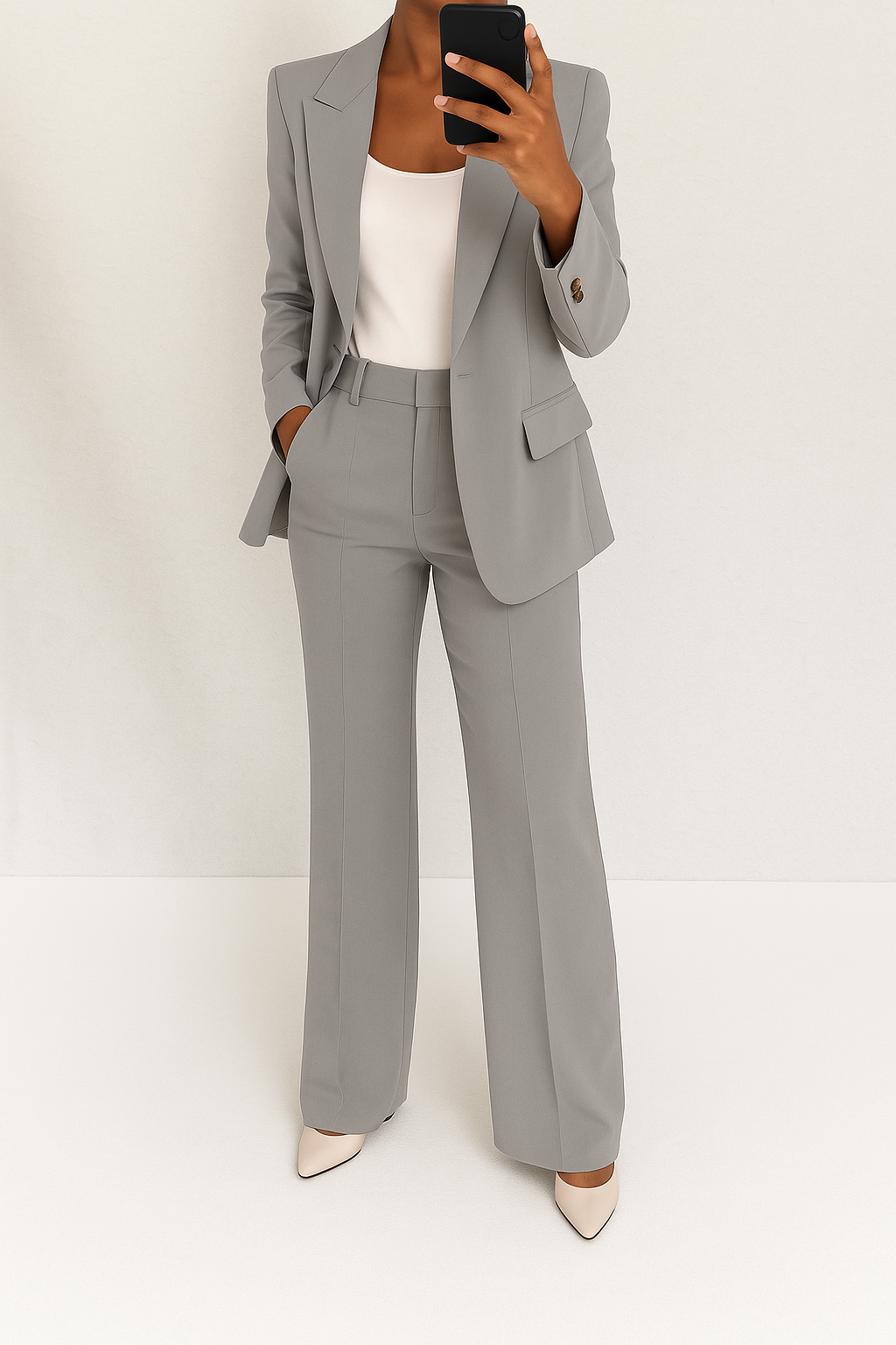 Ovwiss™ | Ensemble Tailleur Élégance — Veste & Pantalon Femme
