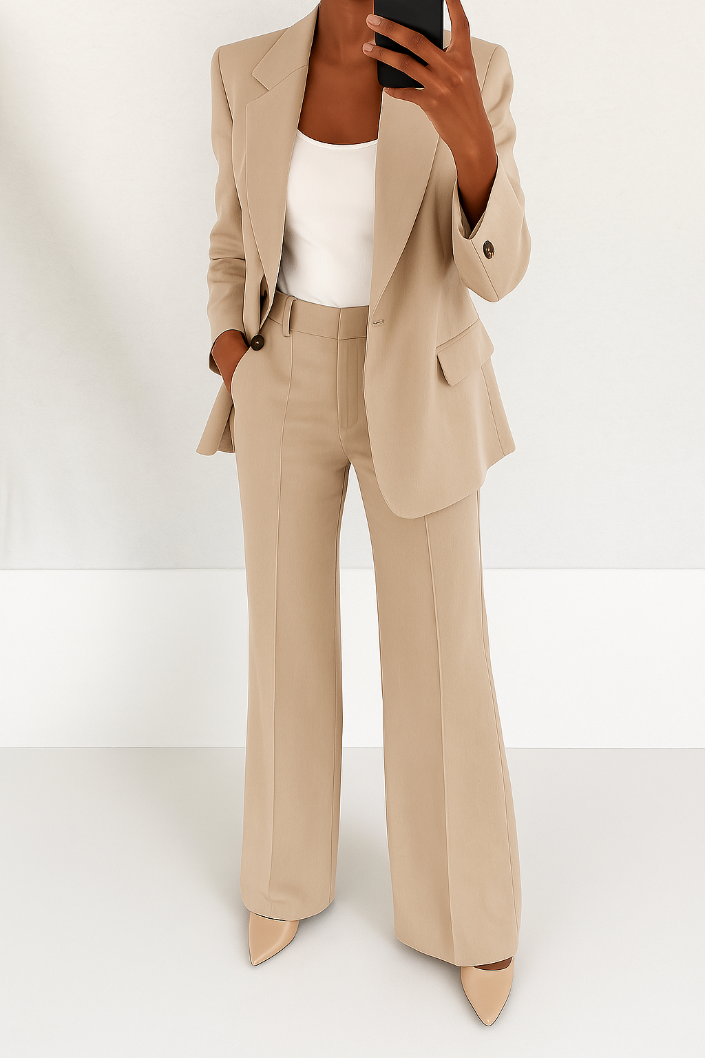 Ovwiss™ | Ensemble Tailleur Élégance — Veste & Pantalon Femme