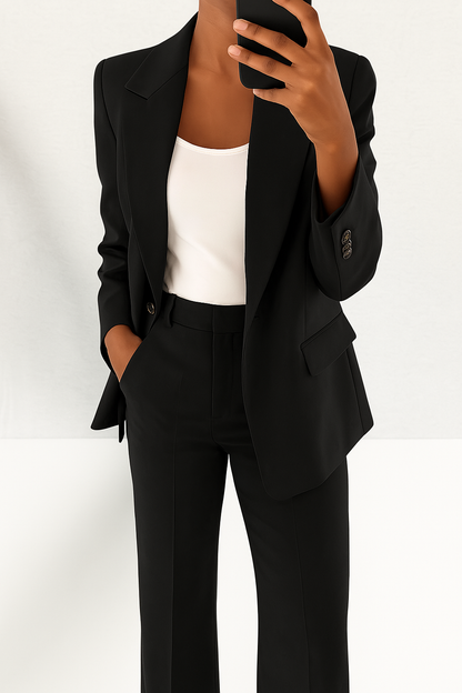 Ovwiss™ | Ensemble Tailleur Élégance — Veste & Pantalon Femme