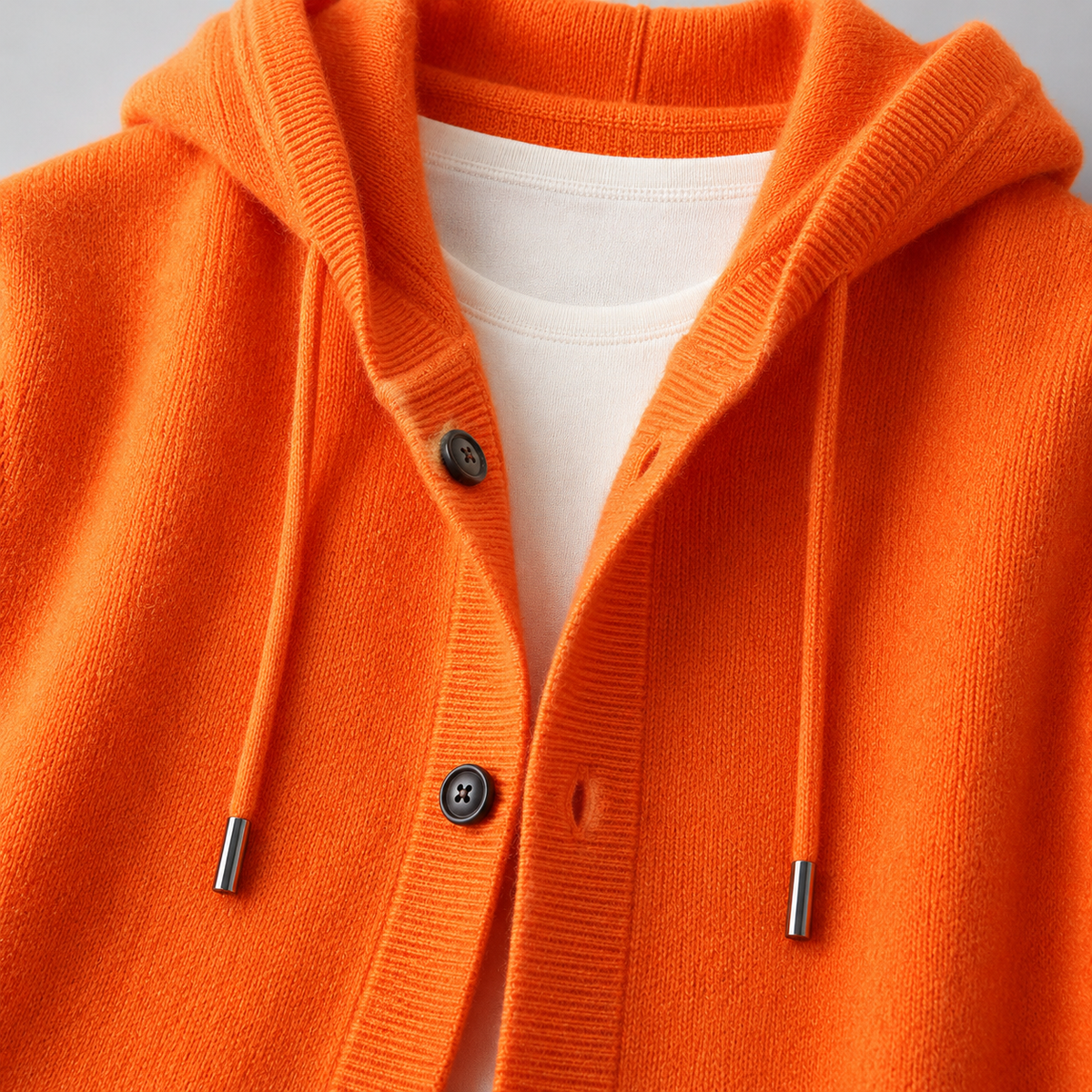 Ovwiss Mavoni™ – Cardigan à Capuche en Laine Mérinos