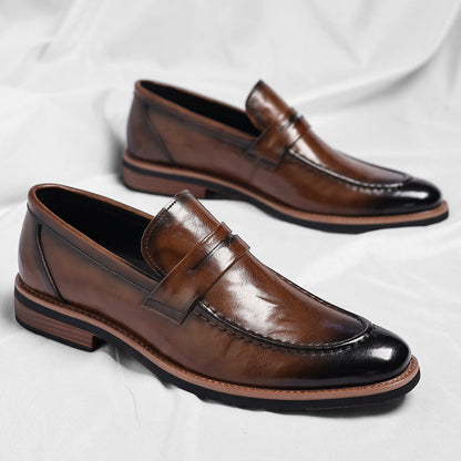 Ovwiss Vénitien | Mocassins Penny en Cuir Italien