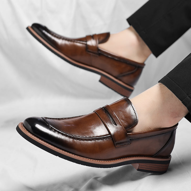 Ovwiss Vénitien | Mocassins Penny en Cuir Italien