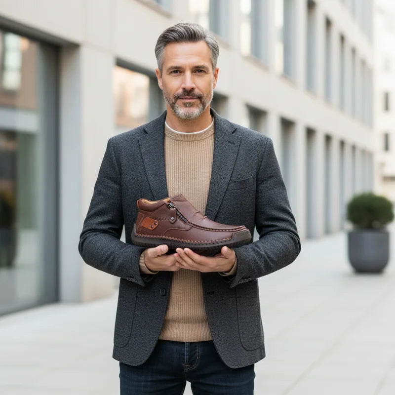 Alessandro• Chaussures en cuir faites à la main, alliant confort et caractère