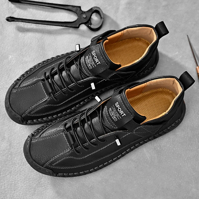 Baskets Hawthorne en Cuir