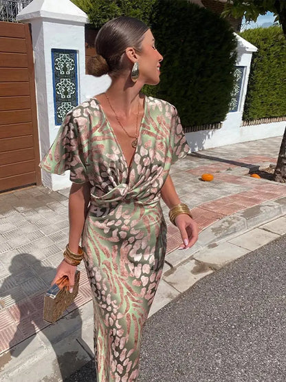 Clarandra™ - Robe Midi Cuivrée