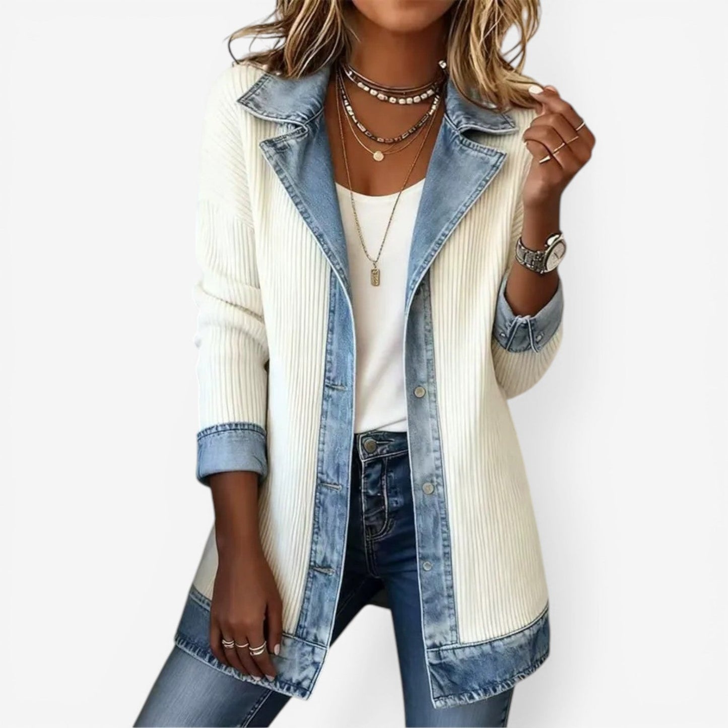 OVWISS | VESTE EN DENIM POUR FEMMES