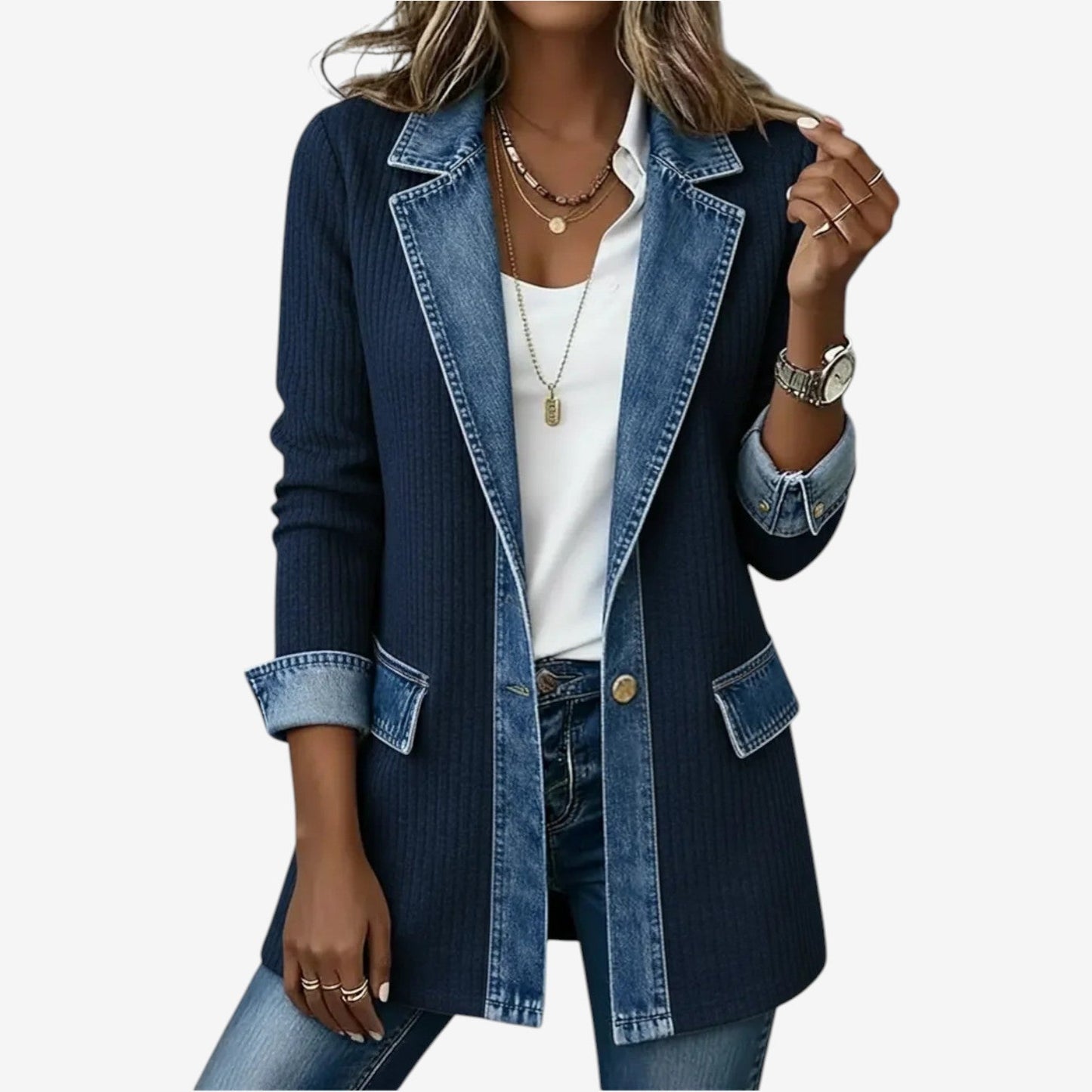 OVWISS | VESTE EN DENIM POUR FEMMES