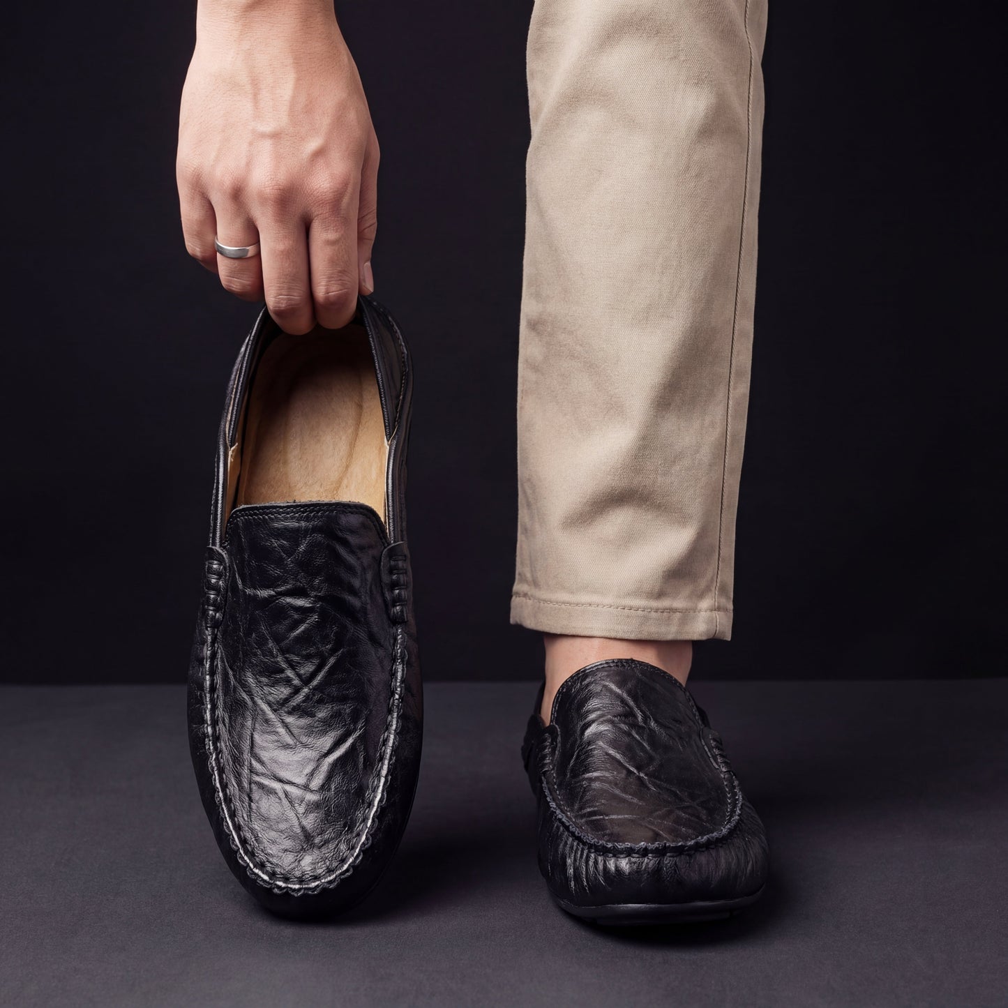 Mocassins Cuir Premium Ovwiss
