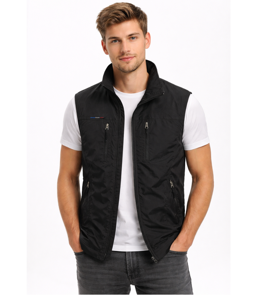OVWISS | GILET ZIP EXTERIEUR POUR HOMMES