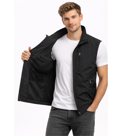 OVWISS | GILET ZIP EXTERIEUR POUR HOMMES
