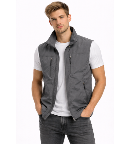 OVWISS | GILET ZIP EXTERIEUR POUR HOMMES