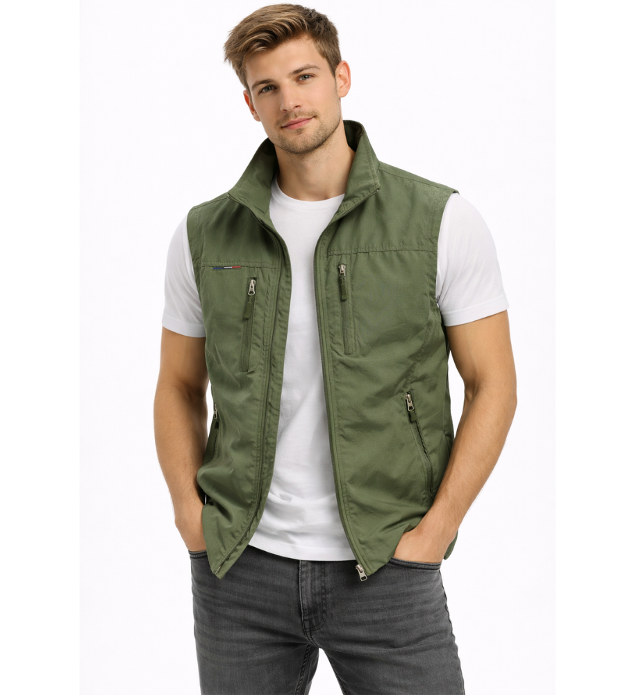 OVWISS | GILET ZIP EXTERIEUR POUR HOMMES