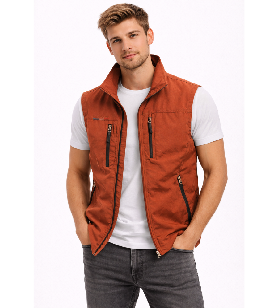 OVWISS | GILET ZIP EXTERIEUR POUR HOMMES