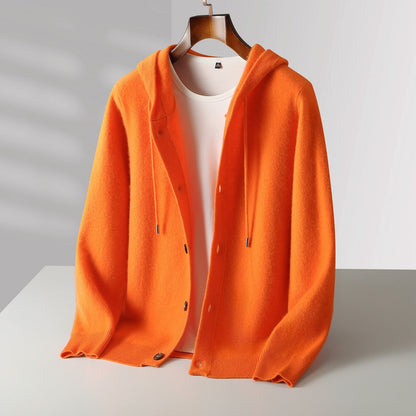 Ovwiss Mavoni™ – Cardigan à Capuche en Laine Mérinos
