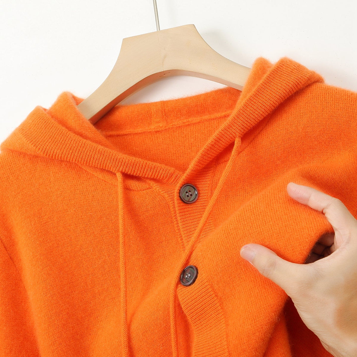 Ovwiss Mavoni™ – Cardigan à Capuche en Laine Mérinos