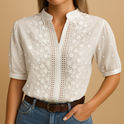 Clara | Blouse blanche tendance