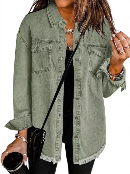 Ovwiss™ | Veste en Jean Katja — Oversize Femme