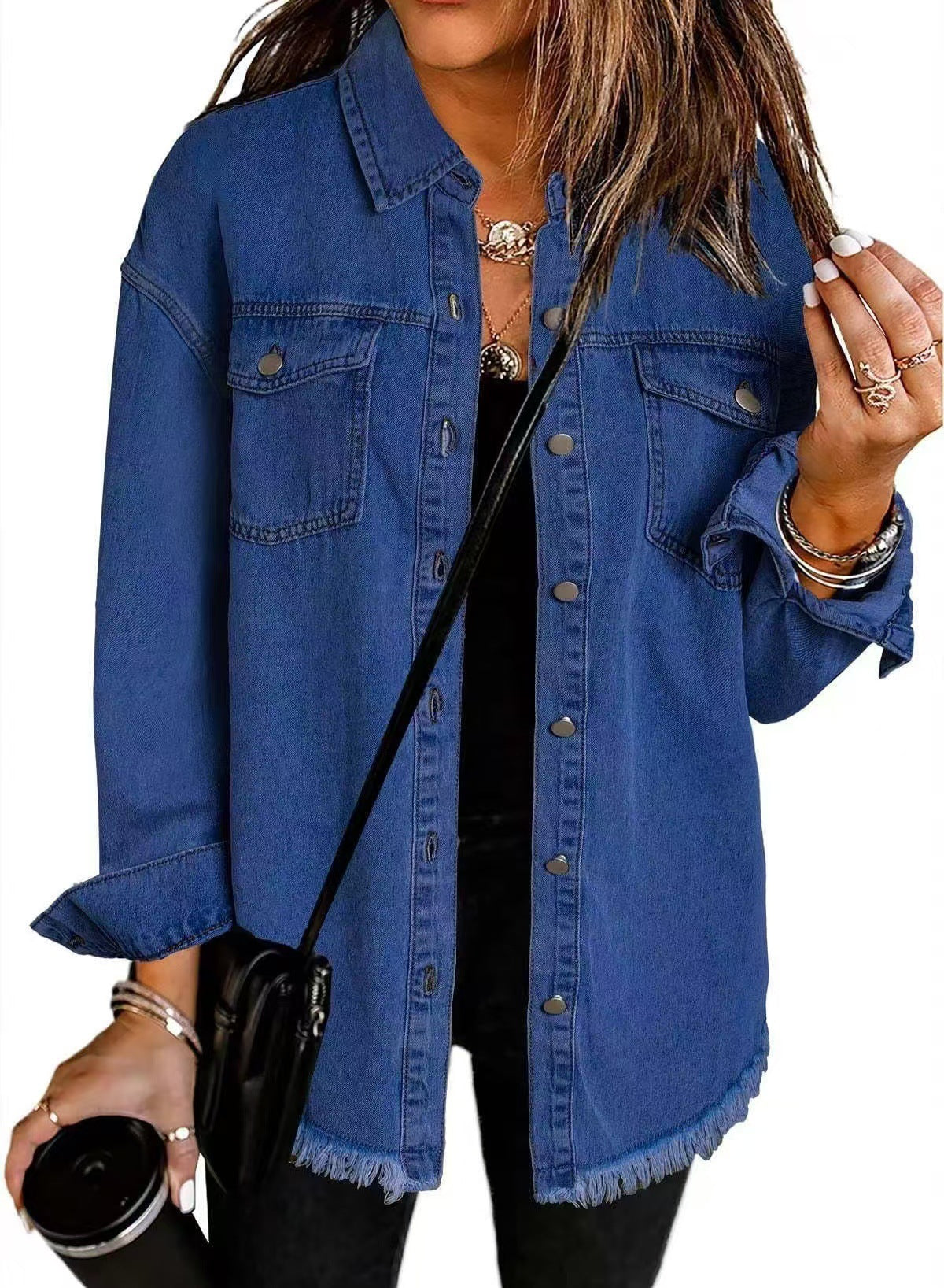 Ovwiss™ | Veste en Jean Katja — Oversize Femme