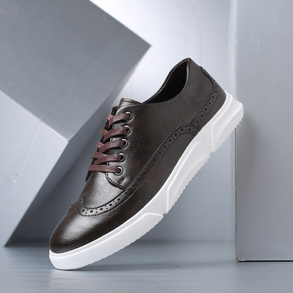 Ethan | Sneakers Cuir Détails Richelieu