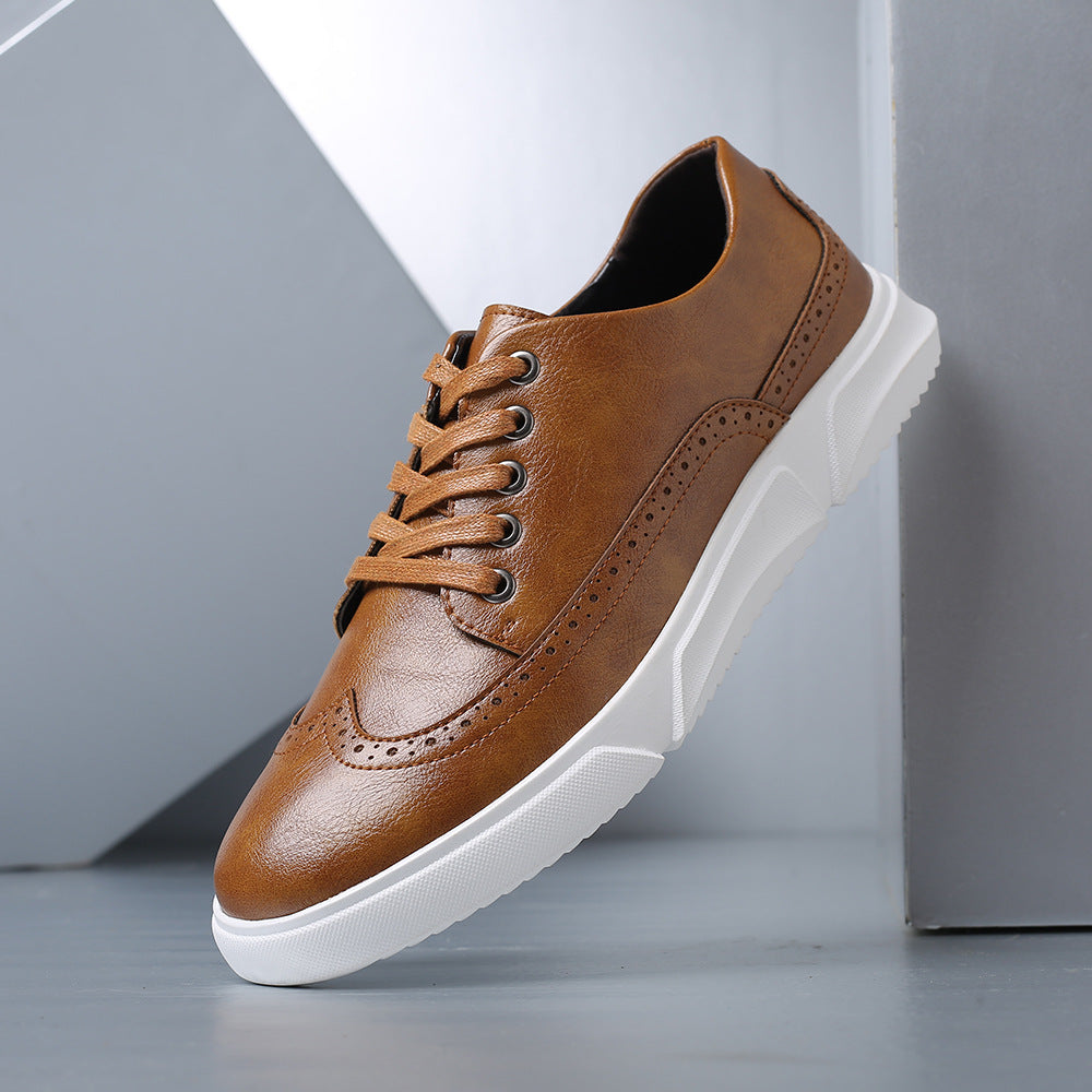 Ethan | Sneakers Cuir Détails Richelieu