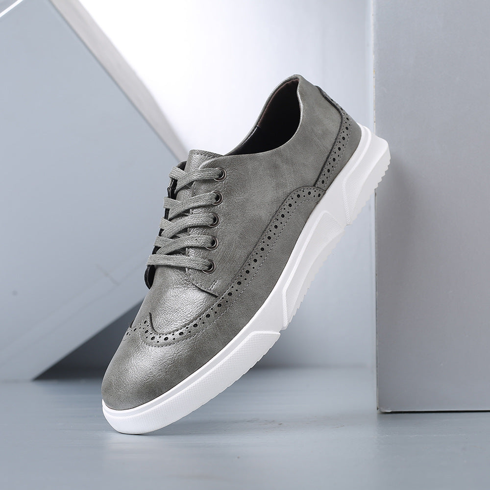 Ethan | Sneakers Cuir Détails Richelieu