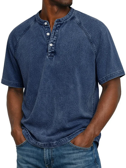 Henley™ | Chemise vintage boutonnée pour homme