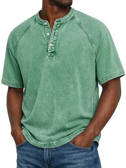 Henley™ | Chemise vintage boutonnée pour homme