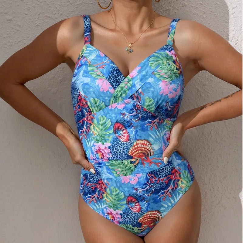 Maillot De Bain Tropical "Une Pièce"