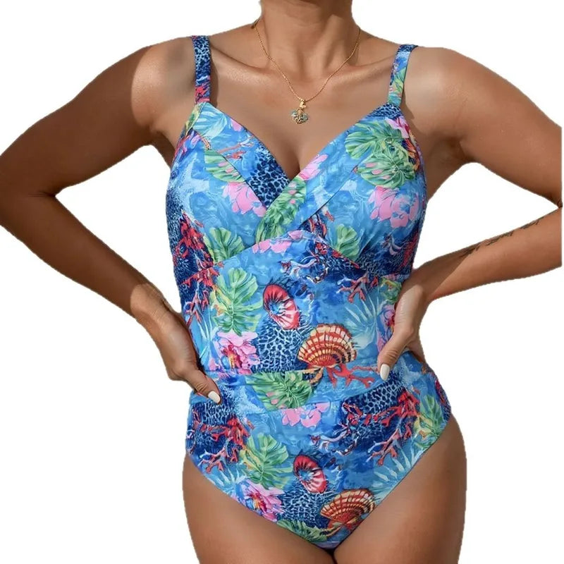 Maillot De Bain Tropical "Une Pièce"