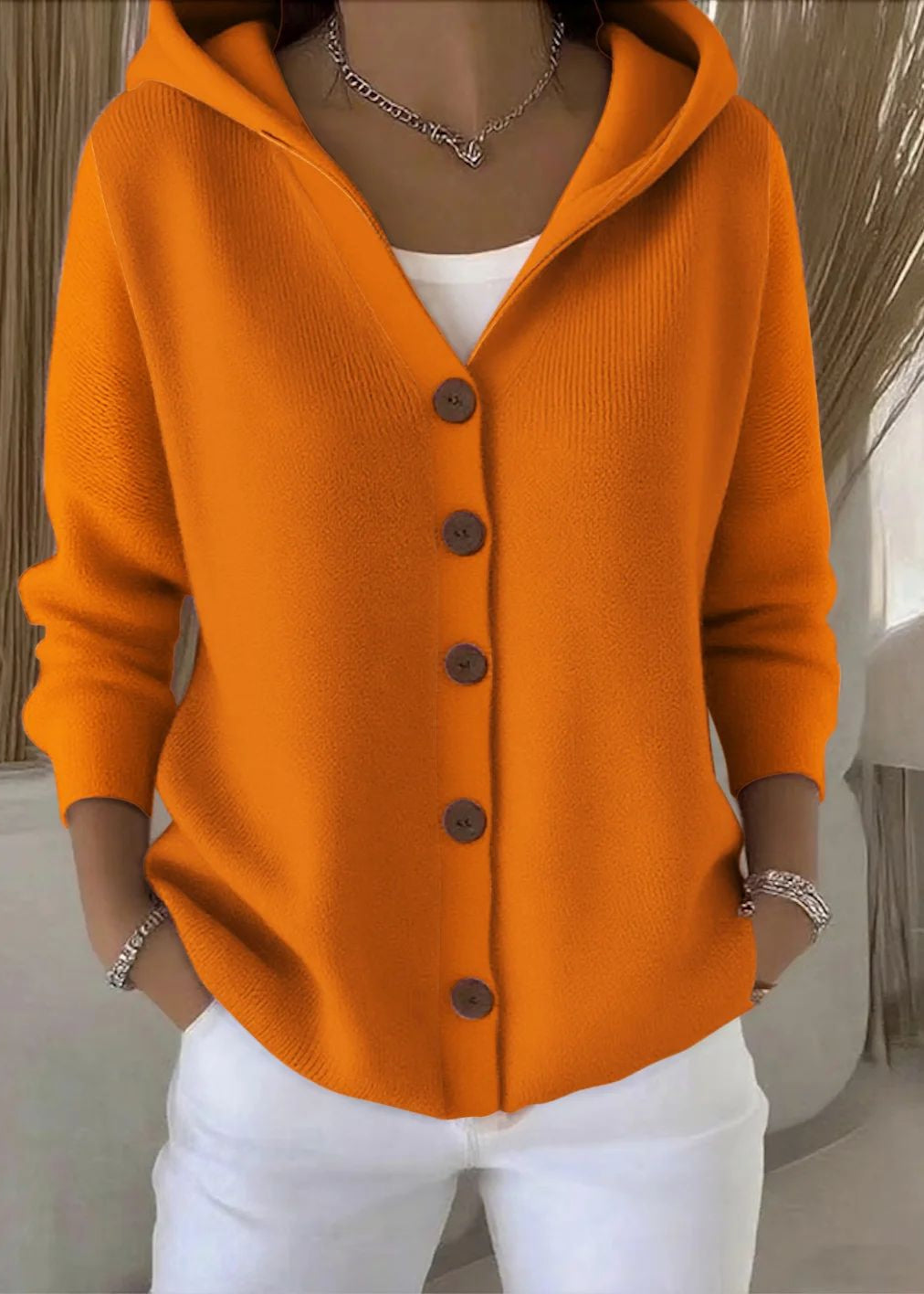 Ovwiss | Cardigan élégant avec capuche