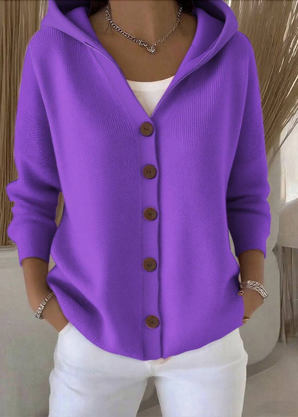 Ovwiss | Cardigan élégant avec capuche