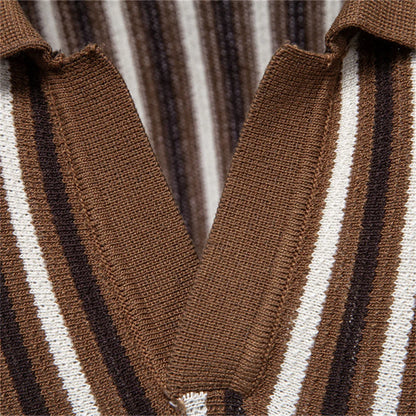 LORANO | Polo Maille Rayures Rétro
