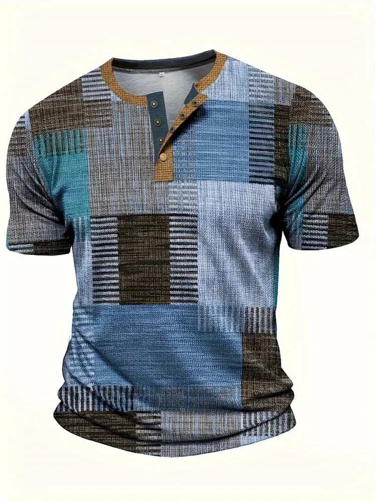 Cael | Chemise patchwork