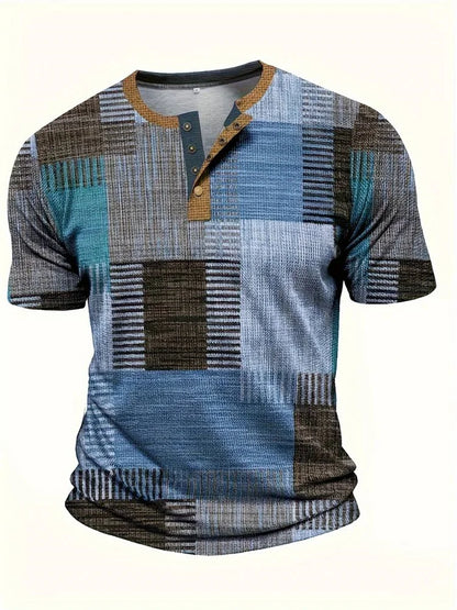 Cael | Chemise patchwork