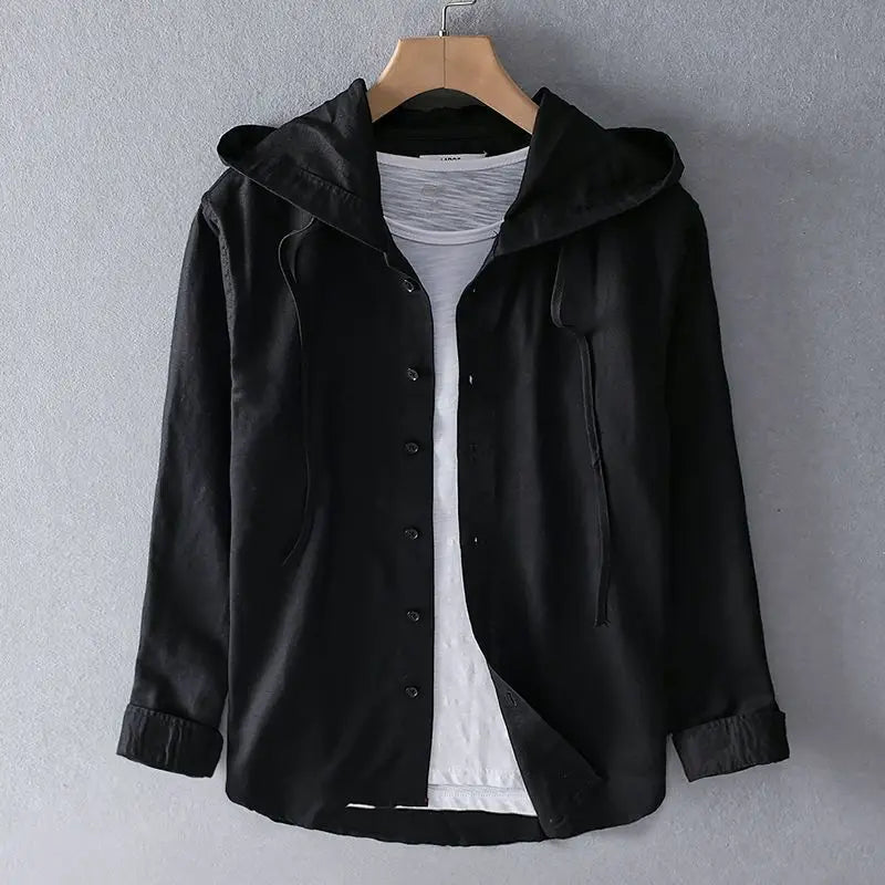 Veste-chemise en lin Napa