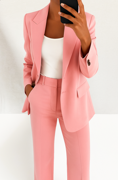 Ovwiss™ | Ensemble Tailleur Élégance — Veste & Pantalon Femme