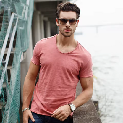 T-shirt D'été En Coton Bio "Anti-Transpiration"