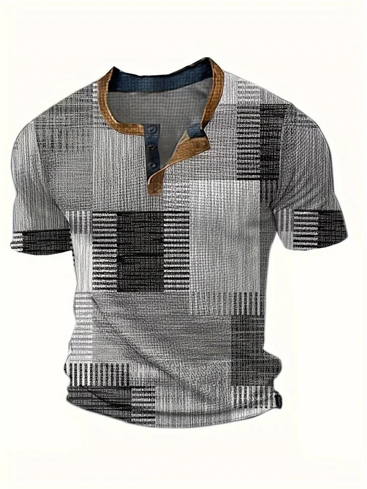 Cael | Chemise patchwork
