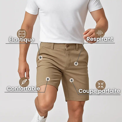 Short en coton extensible Ovwiss™