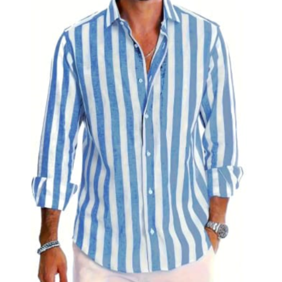 Leblanc™ | Chemise Décontractée À Manches Longues