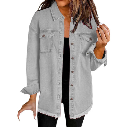 Ovwiss™ | Veste en Jean Katja — Oversize Femme